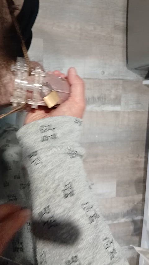 He asked for handjob....sure a chastity handjob be careful what ask for 😅😉