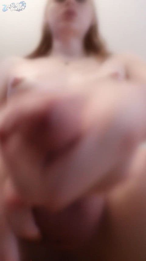 Getting right up close to admire how hard you make me twitch