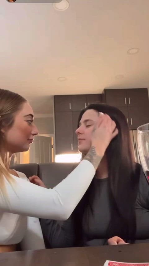 Amateur Kiss Kissing Lesbian Lesbians Porn GIF by makaveli187
