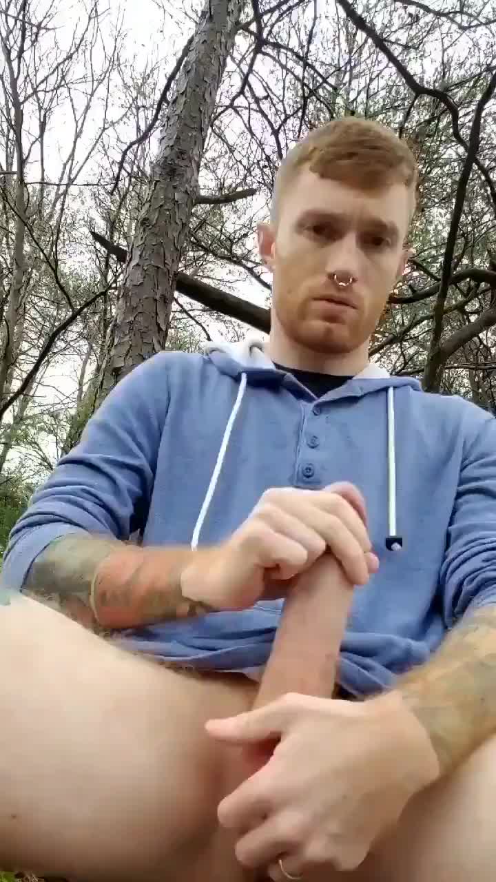 Cum in the woods