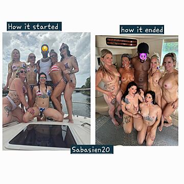 Amateur BBC slut Fuck Gangbang Hotwife Interracial Orgy Outdoor Public Reverse Cowgirl Porn image by sabasien20