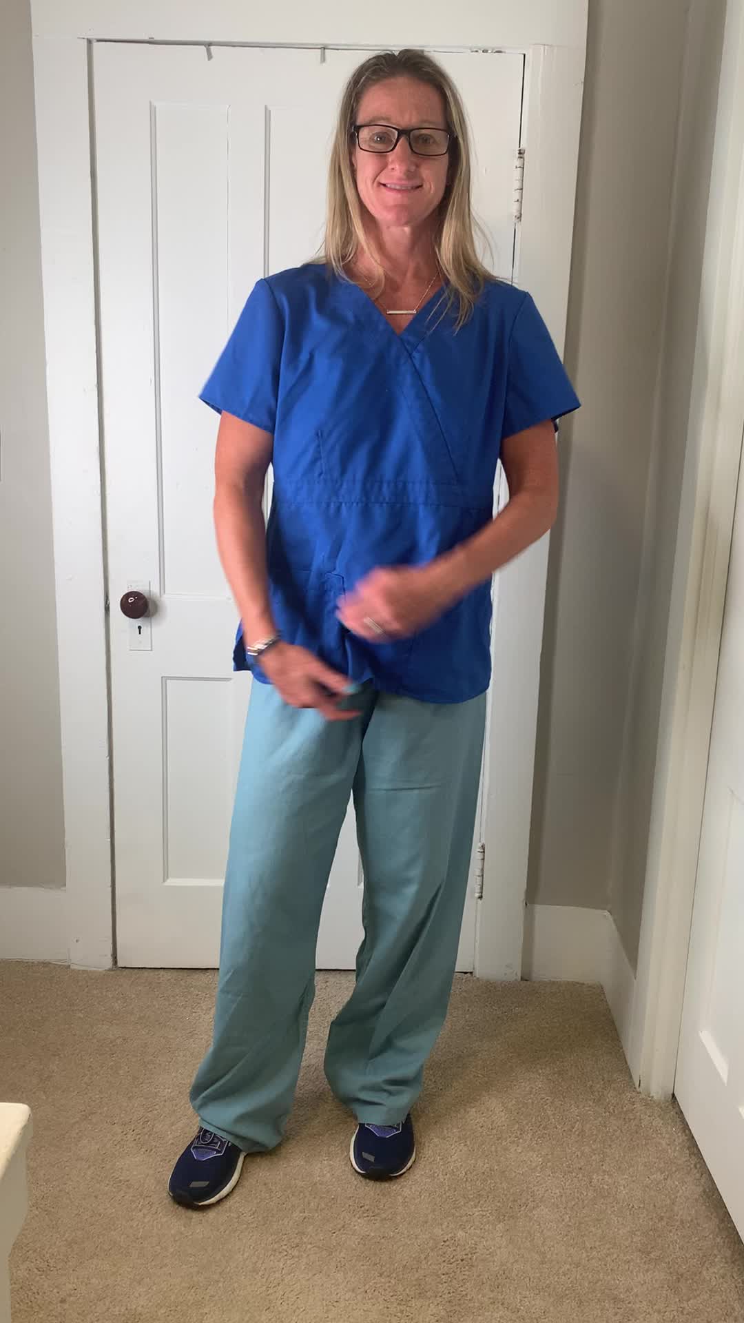 43 My scrubs are easy to get off