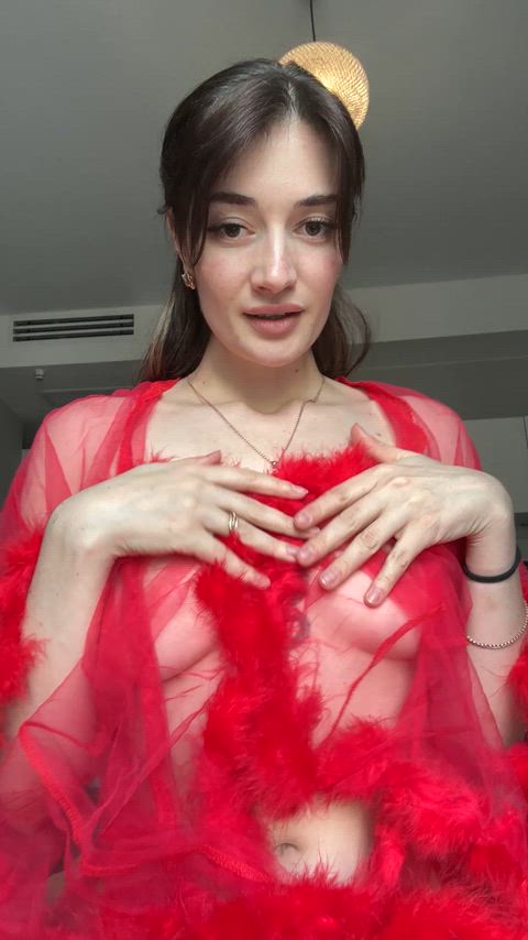 I love showing my cute boobs everywhere