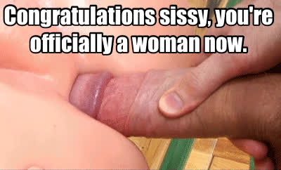 Congratulations sissy