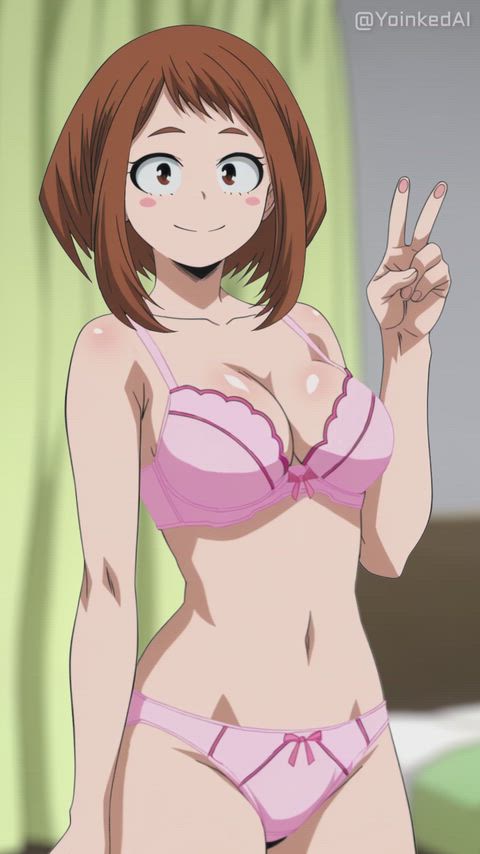 Ochako Uraraka's HeroFans debut [My Hero Academia] (yoinkedai) rule 34