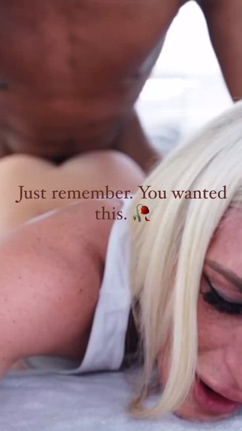 Do you regret it? Because I don’t.