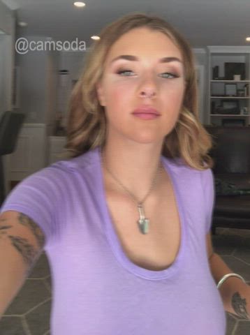 Big Tits Boobs Bouncing Tits Flashing Gabbie Carter Huge Tits Teen Tits Titty Drop Porn GIF by camsoda