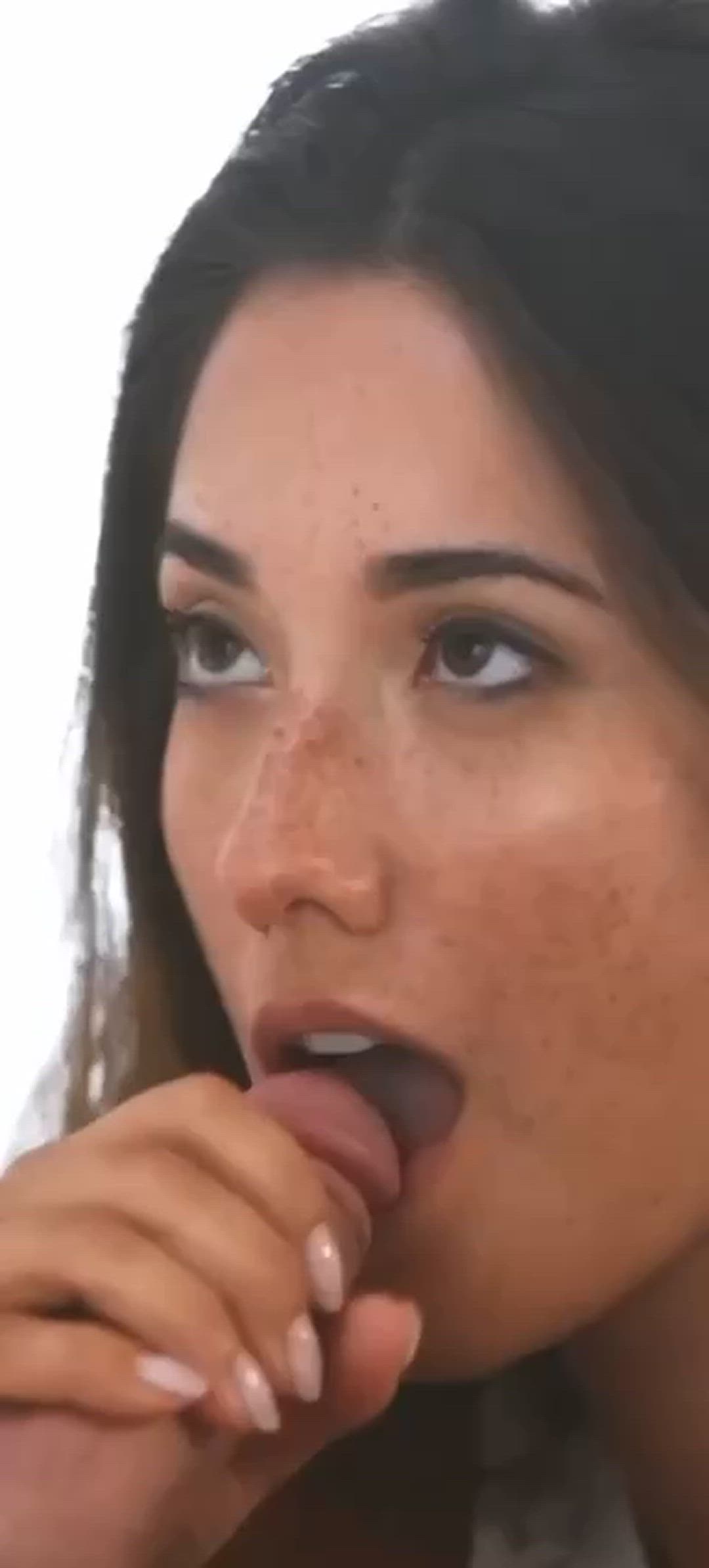 Blowjob, Cock, Eye Contact, Hotwife, Petite, blowjobs