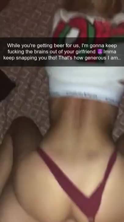 You already know that if you don't do as your Bull says, he'll tell everyone how your gf prefers his cock!