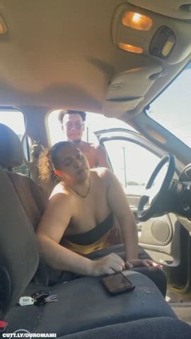 Amateur Bouncing Tits Car Sex Interracial Neighbor Public Rough Standing Doggy Tits Porn GIF by duromami
