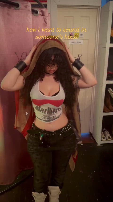 19honeysuckle 24/7 Alt Big Tits Bouncing Tits Curvy Goth cumslut milfnhoney urfavgothxx Porn GIF by lazmira