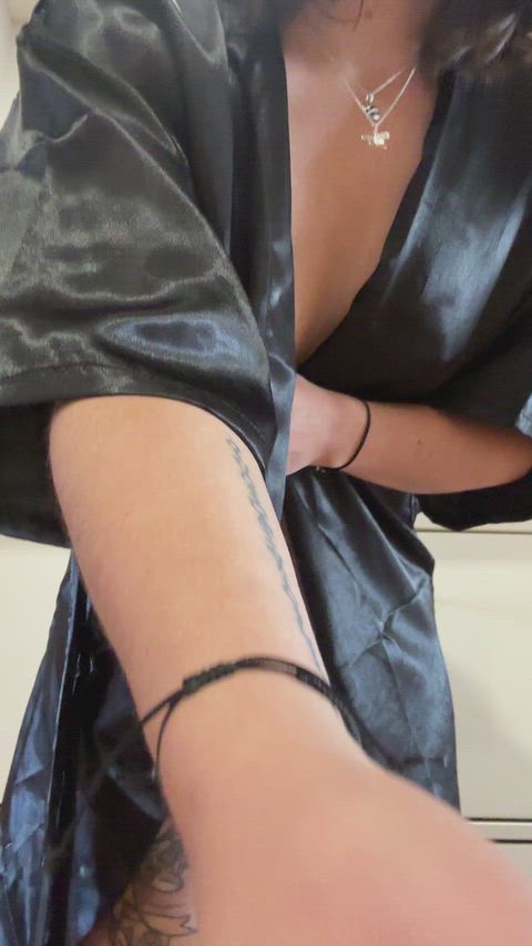 I take off my robe and the lust begins