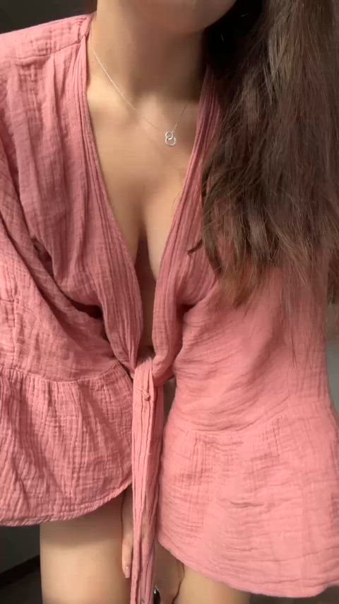 My blouse does not hide my boobs properly