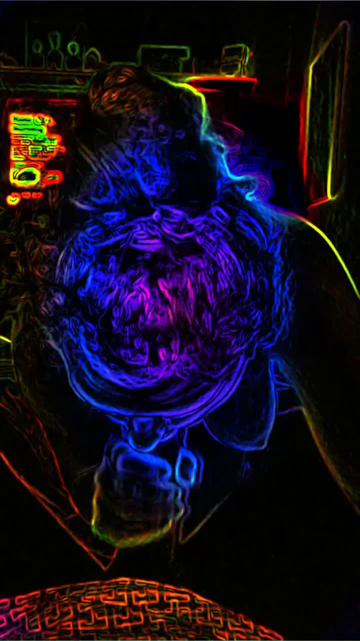 My roommate said he had a cool filter to show me🤤