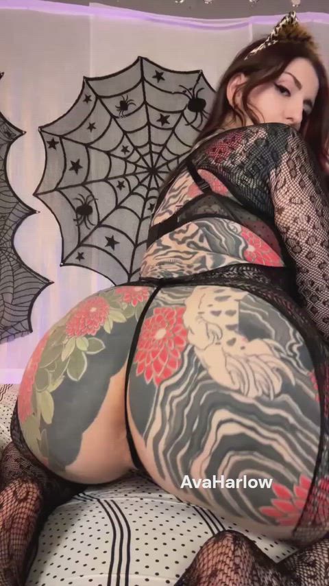 Ass Babe Big Ass Brunette CamSoda Curvy Pawg Tattoo Tattooed Thick Porn GIF by camsoda
