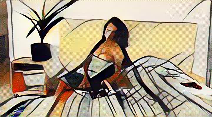 Peta Jensen - Blue TakeOnMe #NeuralStyle
