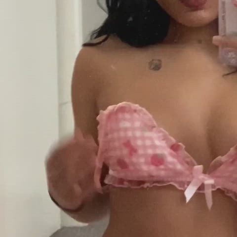Make me your favorite massage girl… I’ll let you suck on these Thai titties for free