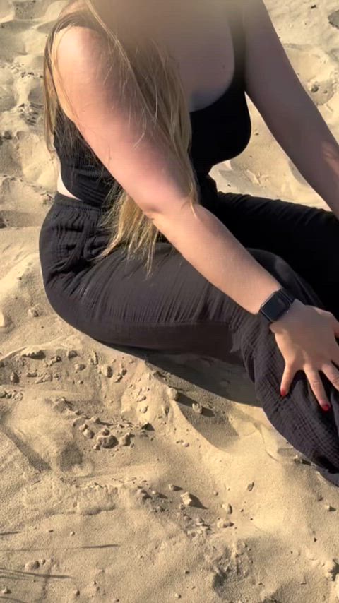 first thing I'll do on the beach is to take off all my clothes