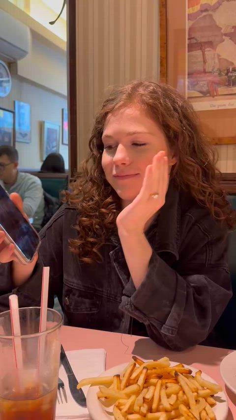 Rose feeling extra stuffed 😘😘