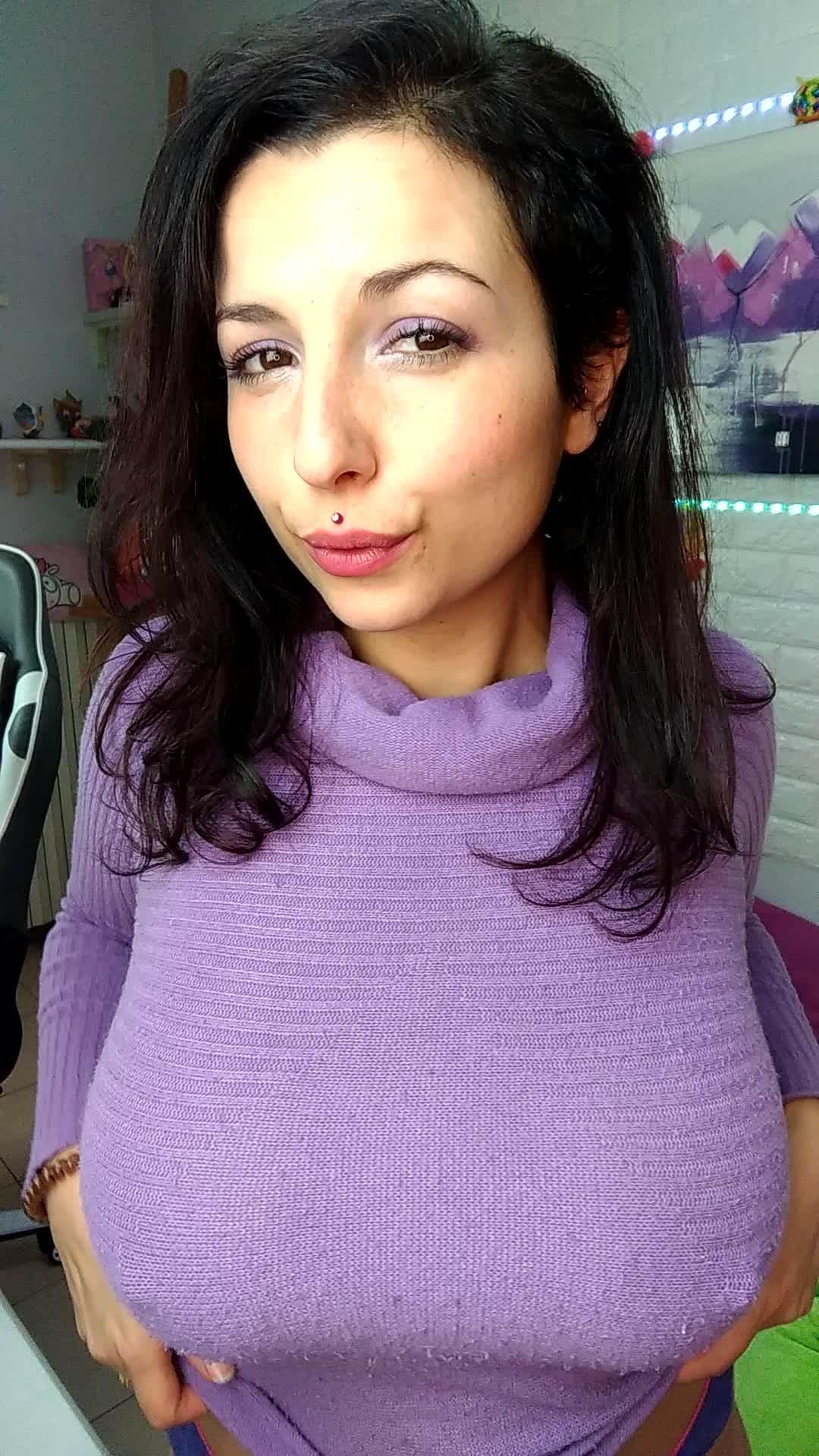 I've got a cure for bad mood, it's right under my sweater