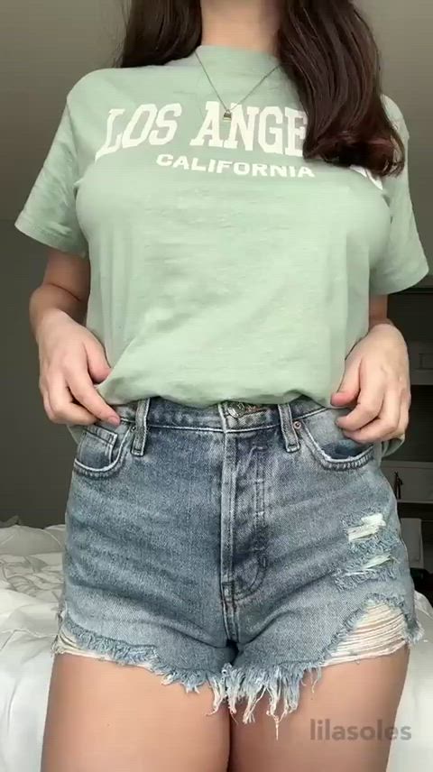 My boobs are so bouncy and fun to play with! I wish you could feel for yourself