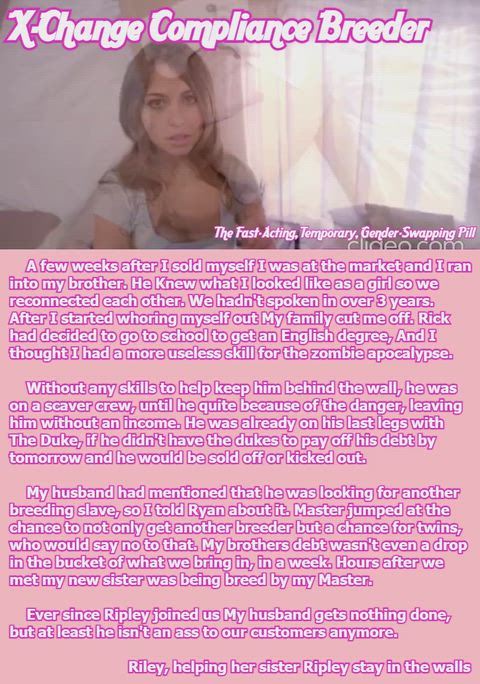 Riley using the only currency she has. part 1 and 2 hopefully