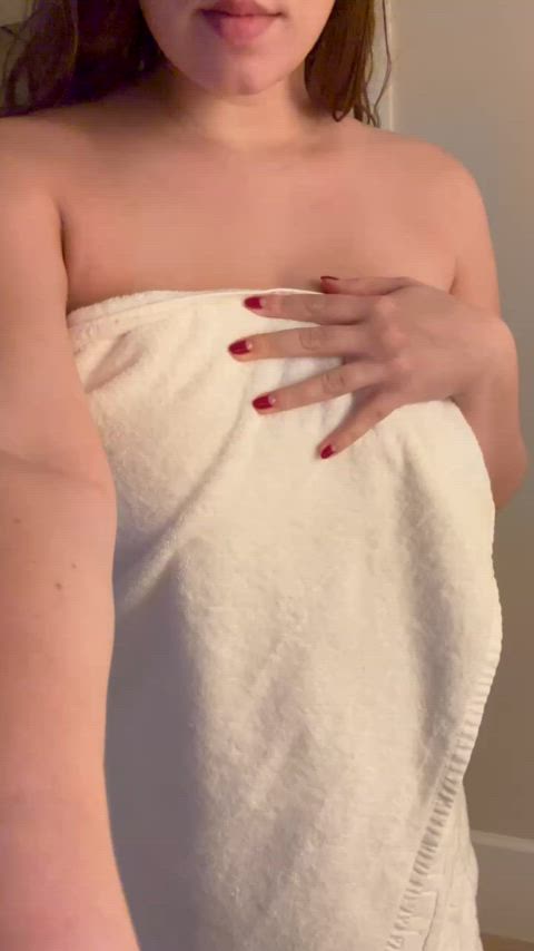 i have a yummy surprise under this towel