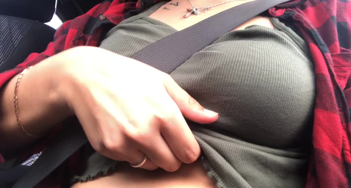 I got bored waiting in the parking lot. Here’s my tits ;)