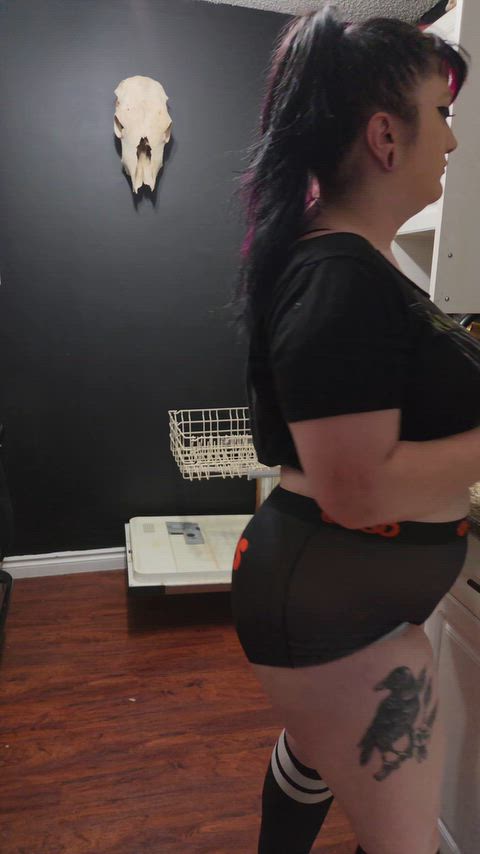 Amateur Ass Backshots Bareback Big Ass Breeding Creampie Goth OnlyFans Pussy Porn GIF by livingdeaddani