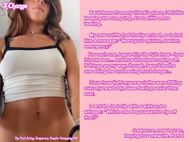 Lawrence, now Lauren. Hoping for a new life (part 4). Reupload