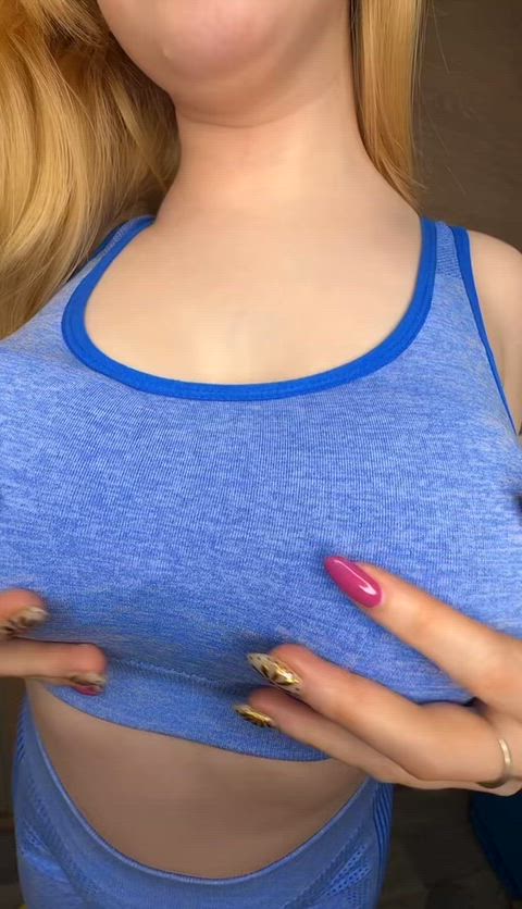 Would you fill me raw and make my albino tits sticky too