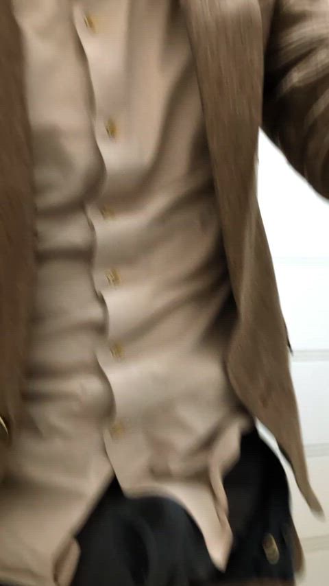 (38) Dinner with clients, but your filthy messages had me sneaking to the bathroom, pumping for my little princesses..