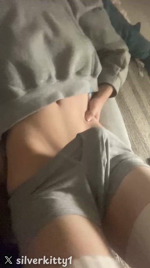 You can touch it just this once, just please be gentle >w<