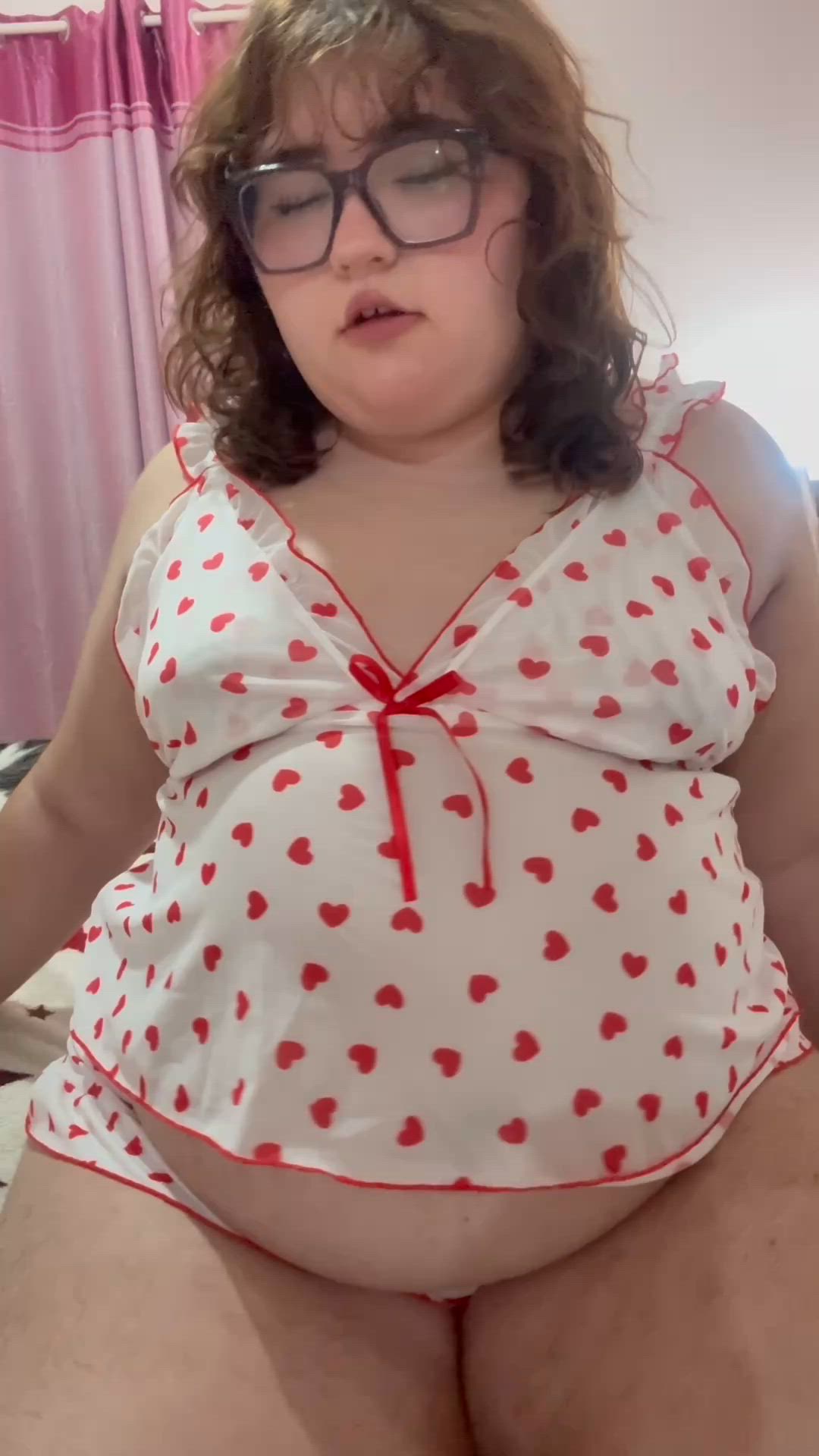 BBW, Boobs, Chubby, Cute, Glasses, Small Tits
