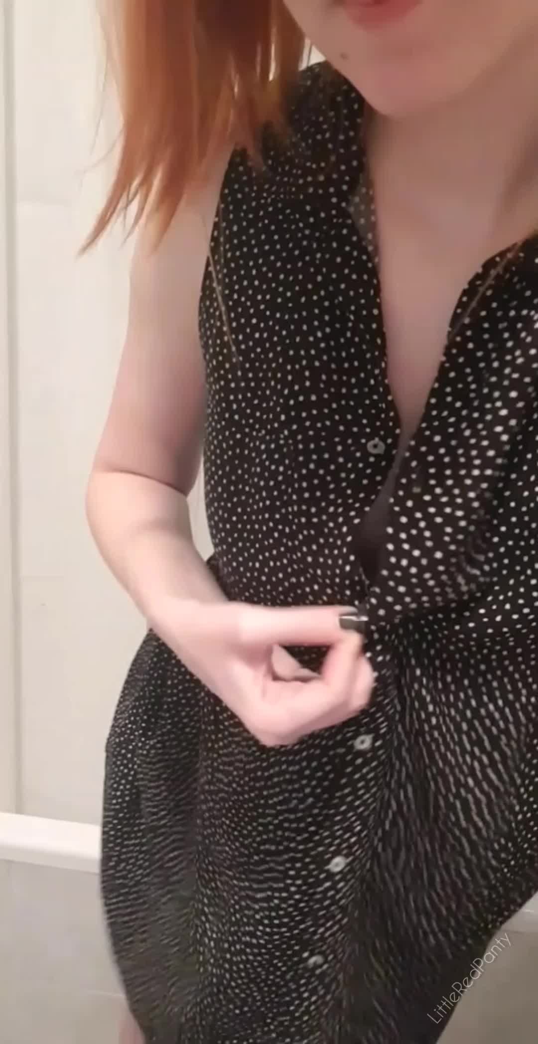 A little peek at what's waiting for you under my dress.. ;)