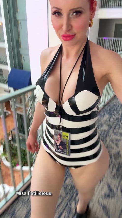 Babe Big Tits Cute Hotwife OnlyFans Pornstar Public Redhead Solo Tits Porn GIF by missfetilicious