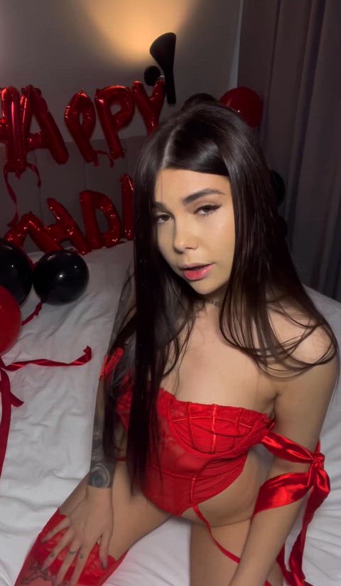 Cum Dildo Gay Homemade Hotwife Interracial Petite Pussy Tease TikTok Porn GIF by pureplush