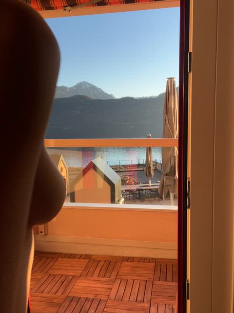 The perfect view of my petite body