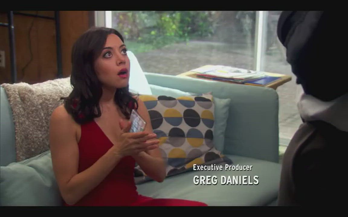 Aubrey Plaza Celebrity Cute Porn GIF by redbledcom