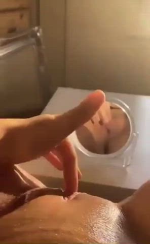 Amateur Dildo Masturbating Mirror Pussy Sex Toy Solo Toys Wet Wet Pussy Porn GIF by populardick