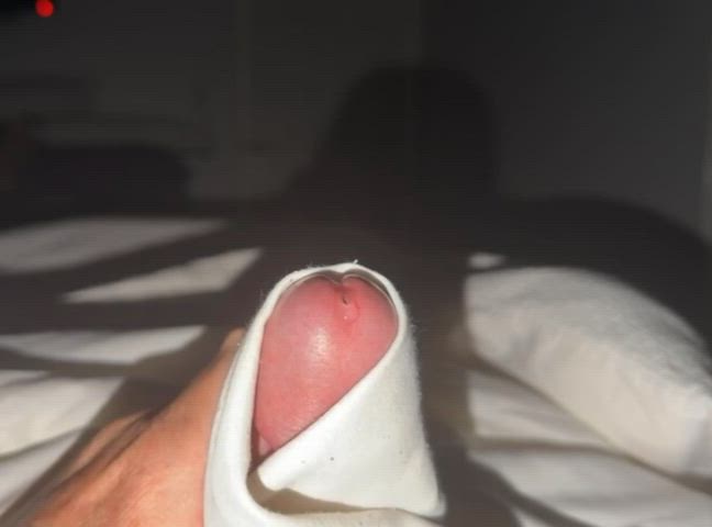 Long slow drip after edging and humping my bedsheets - 35m