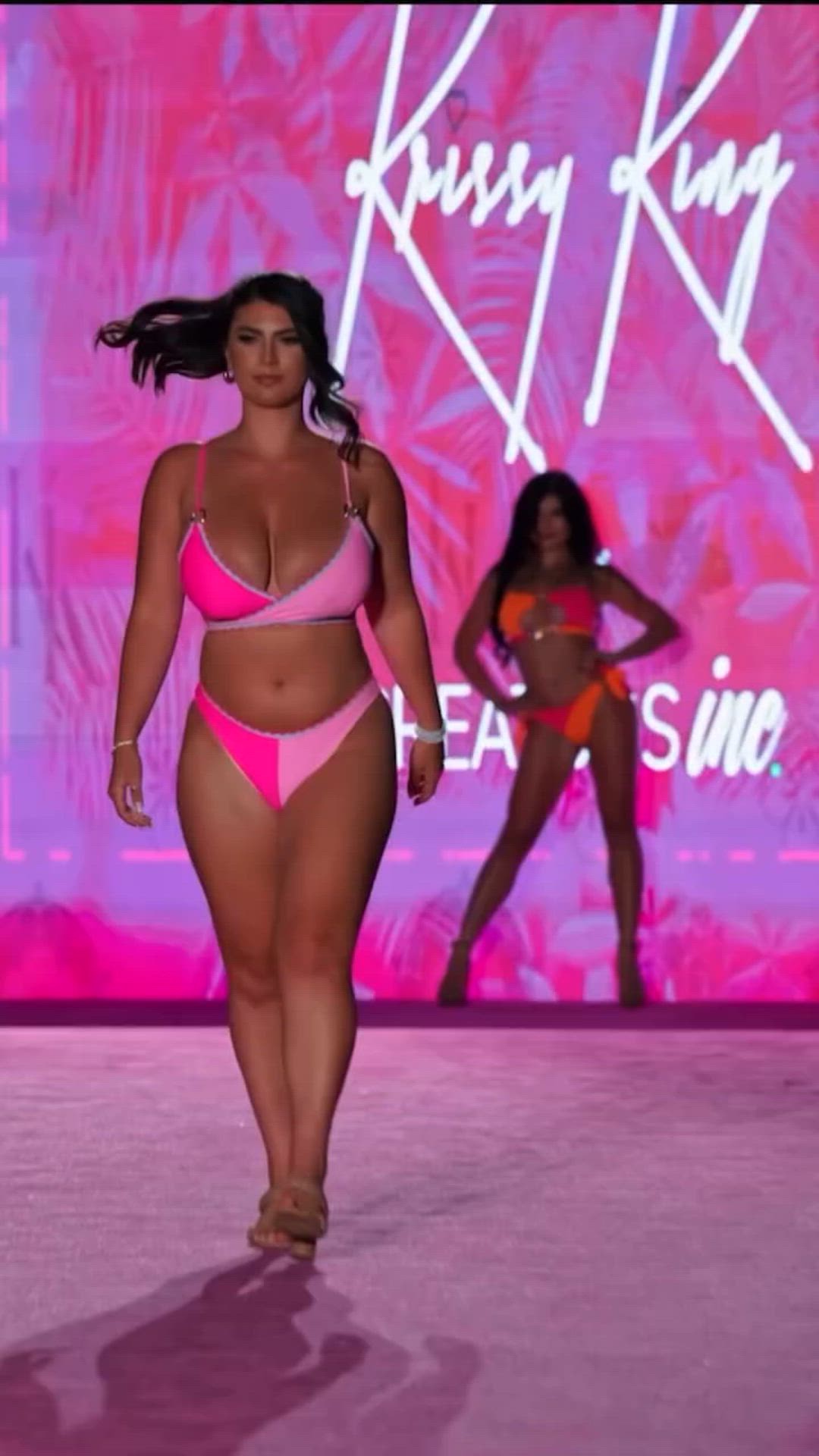 Pink bikini