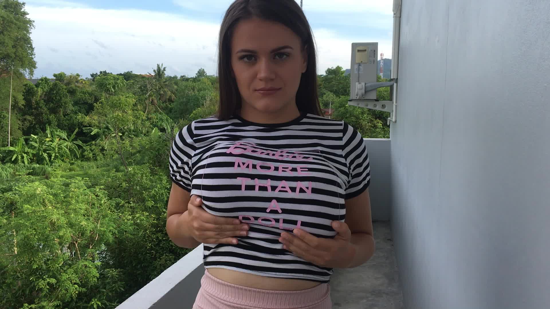 A bouncing bimbo Barbie in her natural habitat