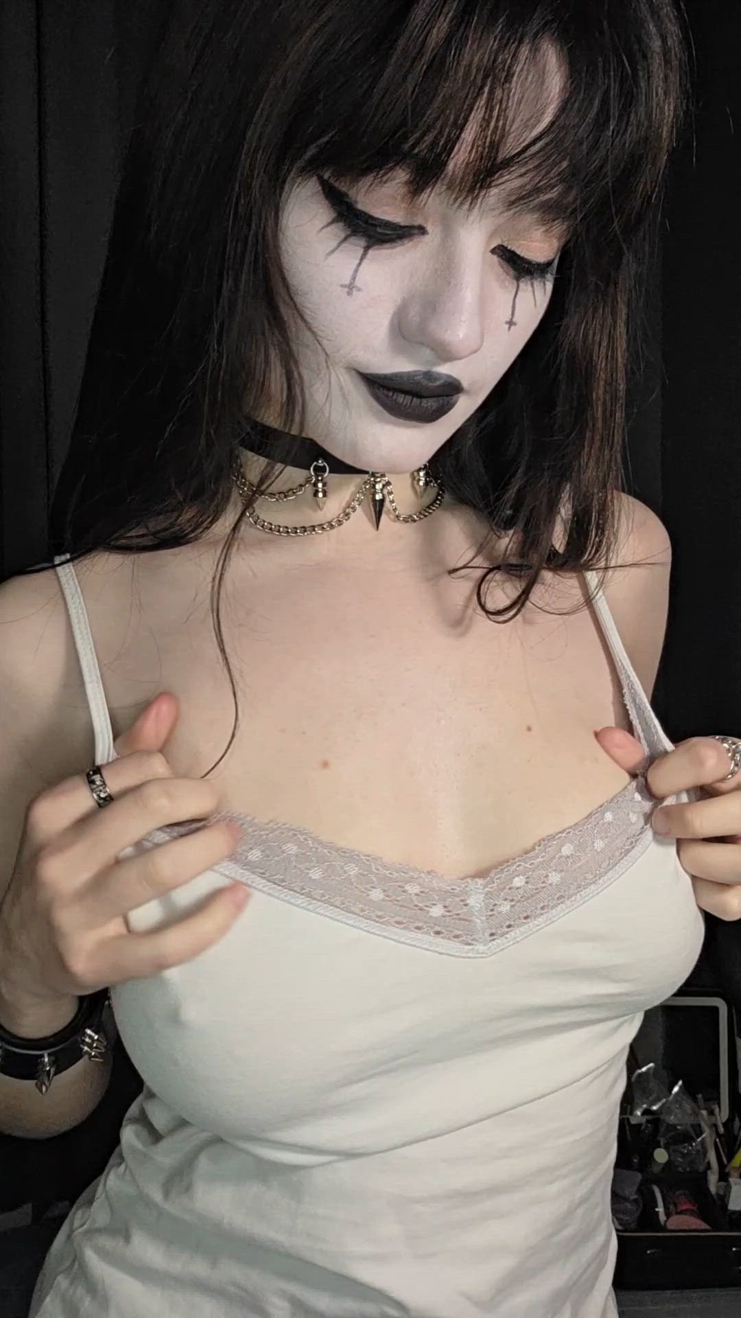 Amateur, Big Tits, Boobs, Goth, Homemade, NSFW