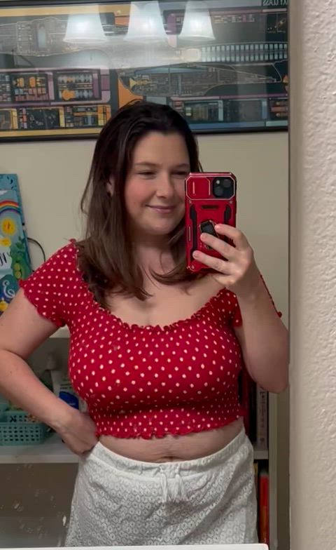 Going for that girl next door kind of look