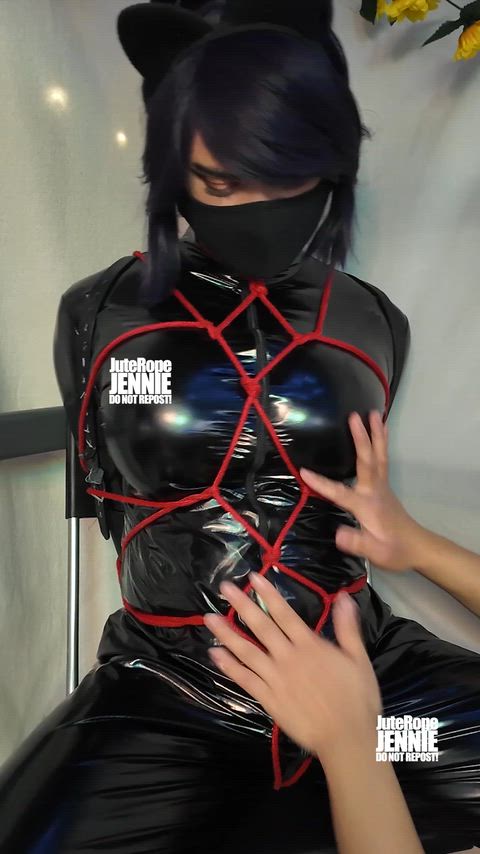 Helpless and humiliated while my GF gropes me... [CD]