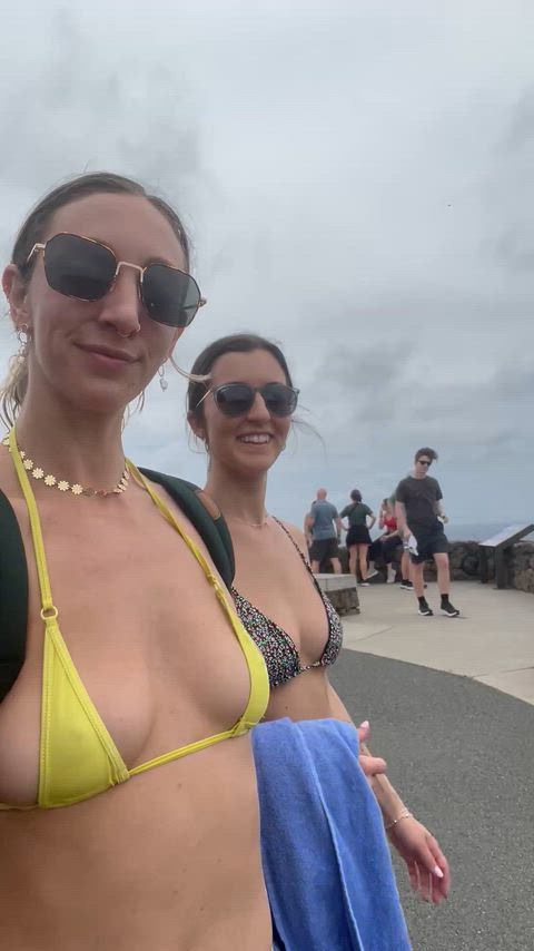 Everyone was distracted by the wrong view on our hike