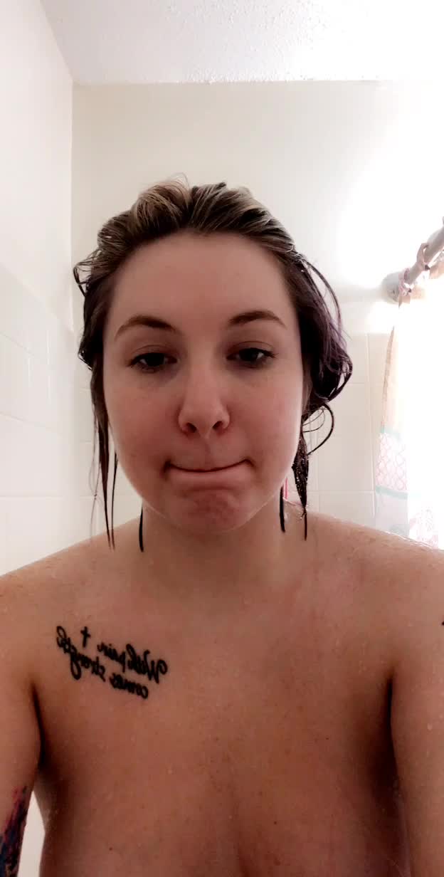 Showing off in the shower