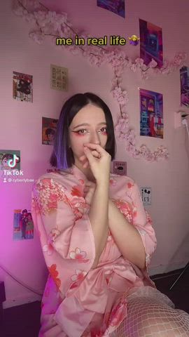 18 Years Old Amateur Asian Big Tits Cute TikTok Porn GIF by cyberlycrush