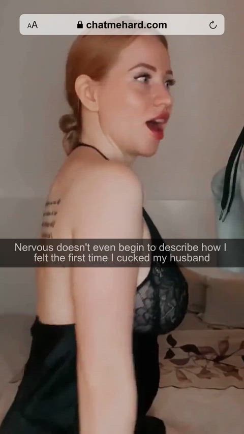 I'm so glad that my boyfriend convinced me to ignore my nerves and fuck someone else